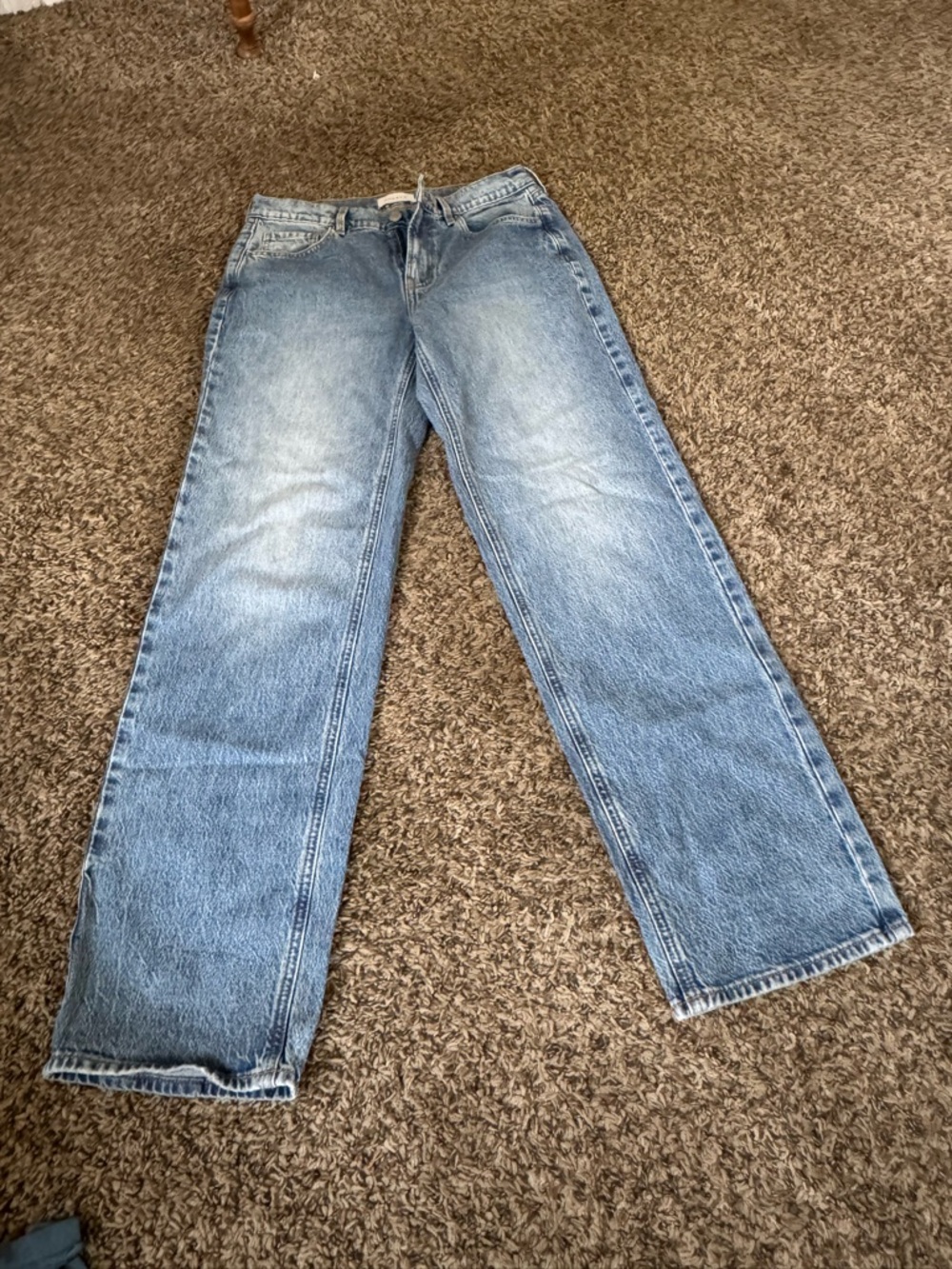 PacSun Women's Light Wash Straight Leg Jeans